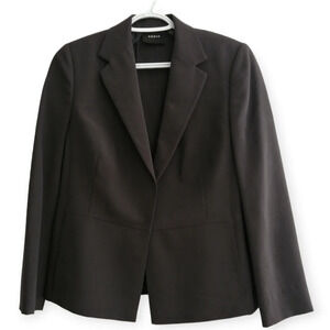 Akris Wool Summer Blazer Single Breasted with Hidden Snap Closure Size 10